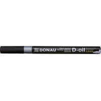 Marker olejowy DONAU D-Oil, okrągły, 2,2mm, srebrny, Markery, Artykuły do pisania i korygowania