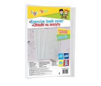 School exercise book cover, GIMBOO, crystal, A5, 150 micron., transparent clear