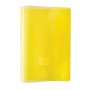 School exercise book cover, GIMBOO, crystal, A5, 150 micron., yellow