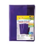 School exercise book cover, GIMBOO, crystal, A4, 150 micron., purple