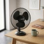 Fan MESKO, desk, dia. 23cm, 45W, black, Fans, Office equipment