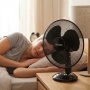 Fan MESKO, desk, dia. 23cm, 45W, black, Fans, Office equipment