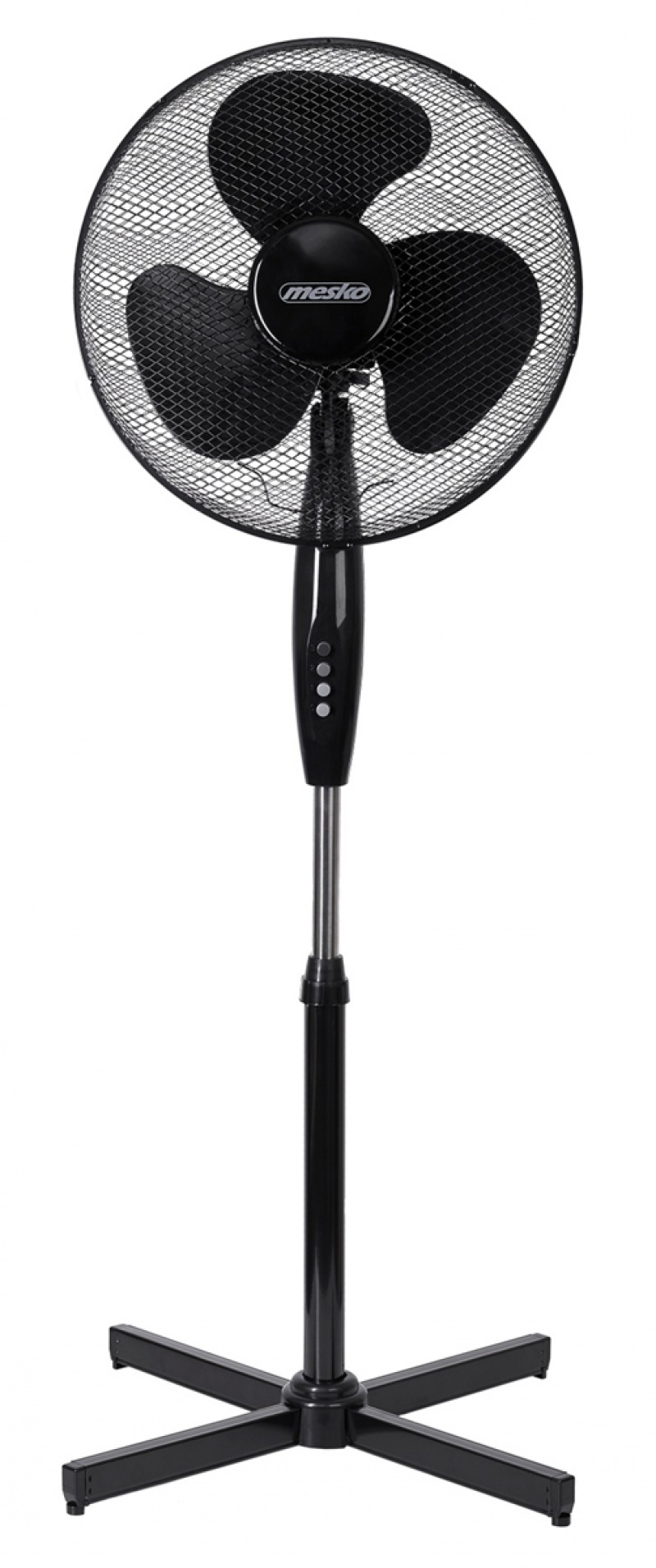 Fan MESKO, standing, dia. 40cm, 90W, black, Fans, Office equipment