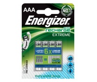 Rechargeable battery, ENERGIZER Extreme, AAA, HR6, 1.2V, 800mAh, 4 pcs