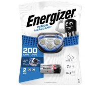 Latarka czołowa ENERGIZER Headlight 6 Led + 3szt. baterii AAA, czarna, Latarki, Urządzenia i maszyny biurowe