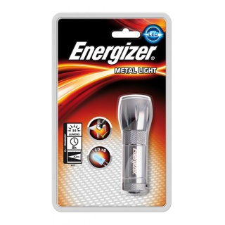 Latarka ENERGIZER Metal Led, srebrna, Latarki, Urządzenia i maszyny biurowe