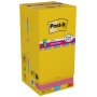 Karteczki samoprzylepne POST-IT® Super sticky Z-Notes (R330-SS-VP16), 76x76mm, 14x90 kart., mix kolorów, 2 bloczki gratis, Bloczki samoprzylepne, Papier i etykiety