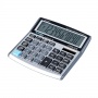 Kalkulator biurowy DONAU TECH, 10-cyfr. wyświetlacz, wym. 136x134x28 mm, srebrny, Kalkulatory, Urządzenia i maszyny biurowe