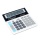 Kalkulator biurowy DONAU TECH, 12-cyfr. wy?wietlacz, wym. 154x147x29 mm, bia?y
