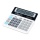 Kalkulator biurowy DONAU TECH, 12-cyfr. wy?wietlacz, wym. 154x147x29 mm, bia?y