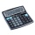 Kalkulator biurowy DONAU TECH, 12-cyfr. wy?wietlacz, wym. 136x134x28 mm, czarny