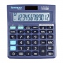 Kalkulator biurowy DONAU TECH, 12-cyfr. wyświetlacz, wym. 140x122x30 mm, czarny, Kalkulatory, Urządzenia i maszyny biurowe