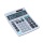 Kalkulator biurowy DONAU TECH, 12-cyfr. wy?wietlacz, wym. 204x154x37 mm, metalowa obudowa, srebrny
