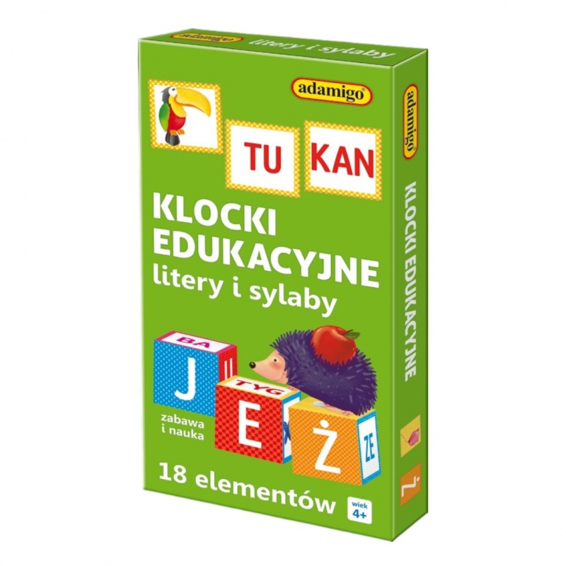 KLOCKI EDUKACYJNE 18 EL. 7066, Edukacyjne, Zabawki