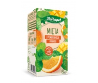 Tea HERBAPOL, Zielnik Polski, mint with orange and mango, 20 tea bags