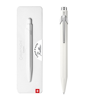 Pióro kulkowe CARAN D'ACHE 849, w pudełku, białe, Pióra, Artykuły do pisania i korygowania