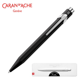 Pióro kulkowe CARAN D'ACHE 849, w pudełku, czarne, Pióra, Artykuły do pisania i korygowania