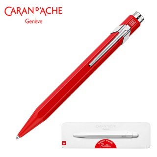 Pióro kulkowe CARAN D'ACHE 849, w pudełku, czerwone, Pióra, Artykuły do pisania i korygowania
