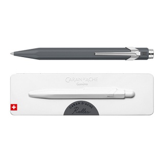 Pióro kulkowe CARAN D'ACHE 849, w pudełku, szare, Pióra, Artykuły do pisania i korygowania