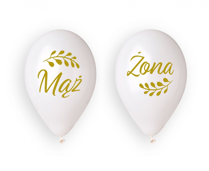 BALONY PREMIUM HEL MĄŻ I ŻONA Z LISTKAMI 13" /4/, Podkategoria, Kategoria