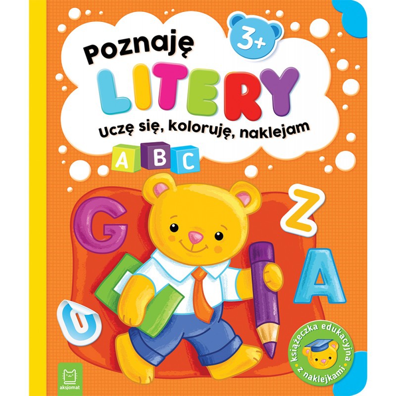Poznaję litery. Uczę się, koloruję, naklejam. 3+, Podkategoria, Kategoria