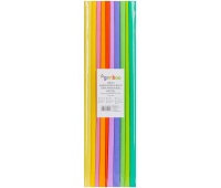 GIMBOO pastel crepe paper, roll, 50x200cm, 10 pcs, mix of colors