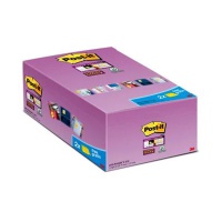 Bloczki samoprzylepne Post-it® Super Sticky (655-P16SSCY-EU), 127x76mm, 16x90 kart., żółte, 2 bloczki GRATIS, Bloczki samoprzylepne, Papier i etykiety