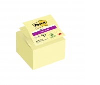 Karteczki samoprzylepne POST-IT® Super Sticky Z-Notes XL w linię (R440-SSCY), 101x101mm, 5x90 kart., żółte, Bloczki samoprzylepne, Papier i etykiety