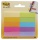 Zakładki indeksujące POST-IT® (670-10AB), papier, 12,7x44,4mm, 10x50 kart., mix kolorów