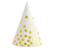 CZAPECZKI PAPIEROWE "ZŁOTE GROSZKI" BIAŁE /6/, Podkategoria, Kategoria