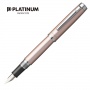 PLATINUM Proycon Luster Rose Gold fountain pen, F, pink