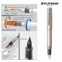 PLATINUM Proycon Luster Rose Gold fountain pen, F, pink