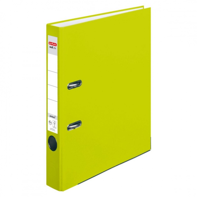 SEGREGATOR A4 5CM PP NEON GREEN Q.FILE, Podkategoria, Kategoria