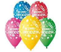 BALONY PREMIUM HEL W DNIU URODZIN 13" /5/ BALONY PREMIUM HEL W DNIU URODZIN 13" /5/, Podkategoria, Kategoria