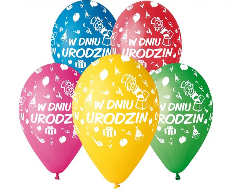 BALONY PREMIUM HEL W DNIU URODZIN 13" /5/ BALONY PREMIUM HEL W DNIU URODZIN 13" /5/, Podkategoria, Kategoria