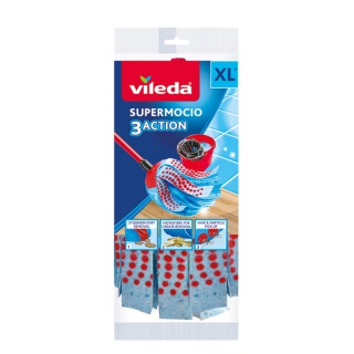 VILEDA MOP ZAPAS SUPERMOCIO 3ACTION VELOUR, Podkategoria, Kategoria