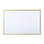 Dry-wipe Notice Board, BI-OFFICE, 60x40cm, glazed, colourful frames, Dry-wipe whiteboards, Presentation