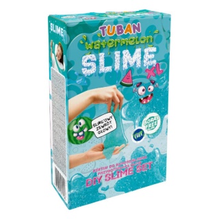 ZESTAW &ndash; DIY TUBAN SLIME &ndash; ARBUZ XL, Gluty, gniotki, Zabawki