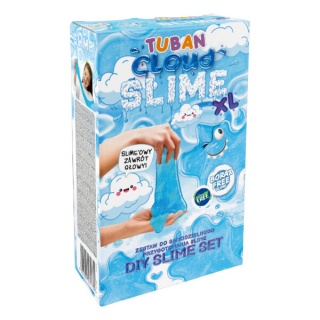 ZESTAW &ndash; DIY TUBAN SLIME &ndash; CHMURKA XL, Gluty, gniotki, Zabawki