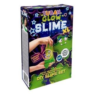 ZESTAW &ndash; DIY TUBAN SLIME &ndash; ŚWIECĄCY W CIEMNOŚCI XL, Gluty, gniotki, Zabawki