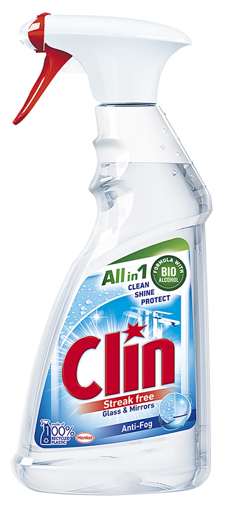 Liquid, for cleaning windows, CLIN Anti-fog, pump, 500ml