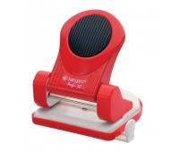 Hole punch, KANGARO Perfo 30, punches up to 30 sheets, red