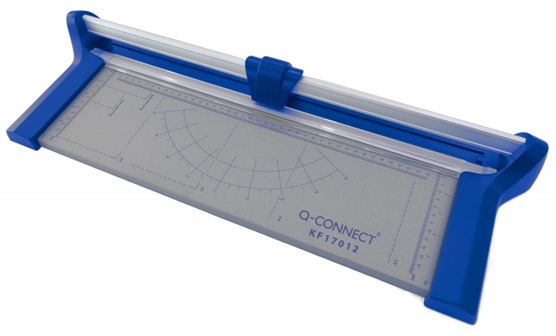 Trymer do papieru Q-CONNECT, A3, szaro-niebieski, Przycinarki i gilotyny, Urządzenia i maszyny biurowe