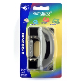 Hole punch KANGARO DP-280Y, punches up to 11 shets, blister, black