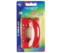 Hole punch KANGARO DP-280Y, punches up to 11 shets, blister, red