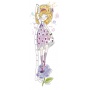 Height measurement wall chart XXL MONUMI,, 160x40cm, Flower Princess