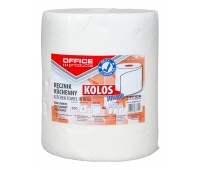 Ręczniki kuchenne celulozowe OFFICE PRODUCTS Kolos Junior, 2-warstwowe, 300 listków, 60m, białe, Ręczniki papierowe i dozowniki, Artykuły higieniczne i dozowniki