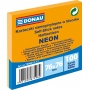 Self-adhesive pad, DONAU, 76x76mm, 1x100 sheets, neon, orange
