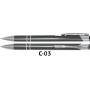 Długopis automatyczny COSMO z grawerem grafitowy, Długopisy, Artykuły do pisania i korygowania