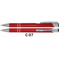 Długopis automatyczny COSMO z grawerem bordowy, Długopisy, Artykuły do pisania i korygowania